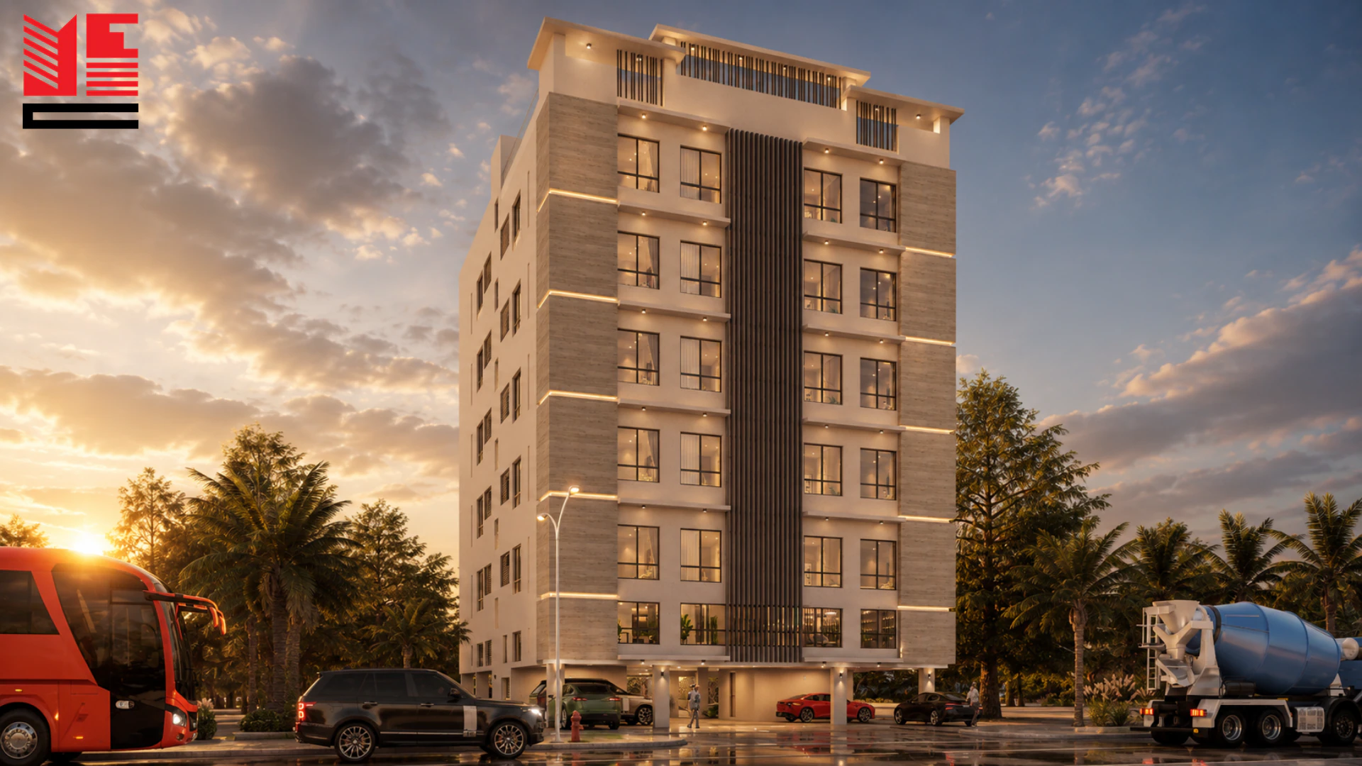 Azaiba Apartment Building — project view 2