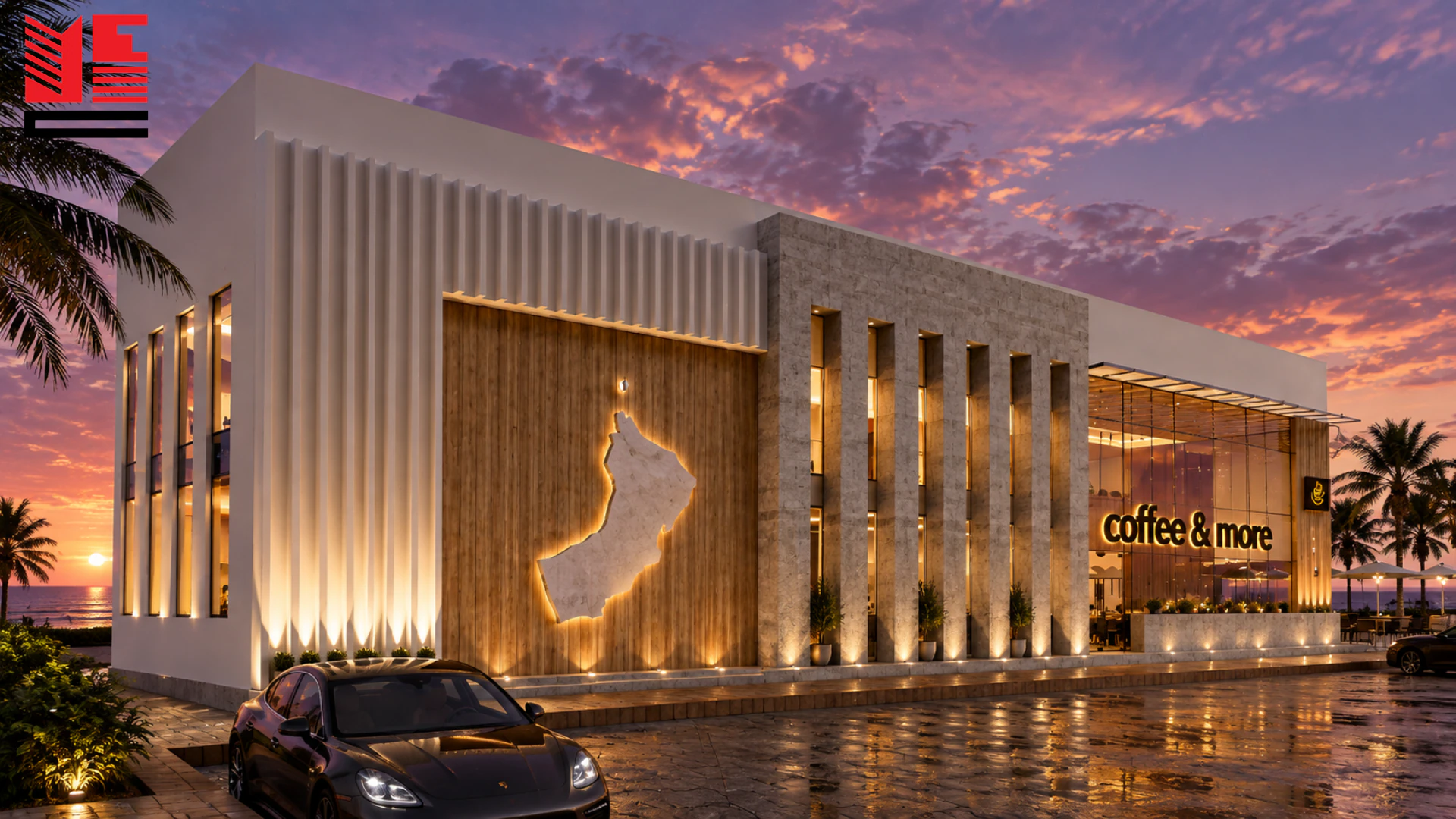 Coffee Shop Building &mdash; project view 1