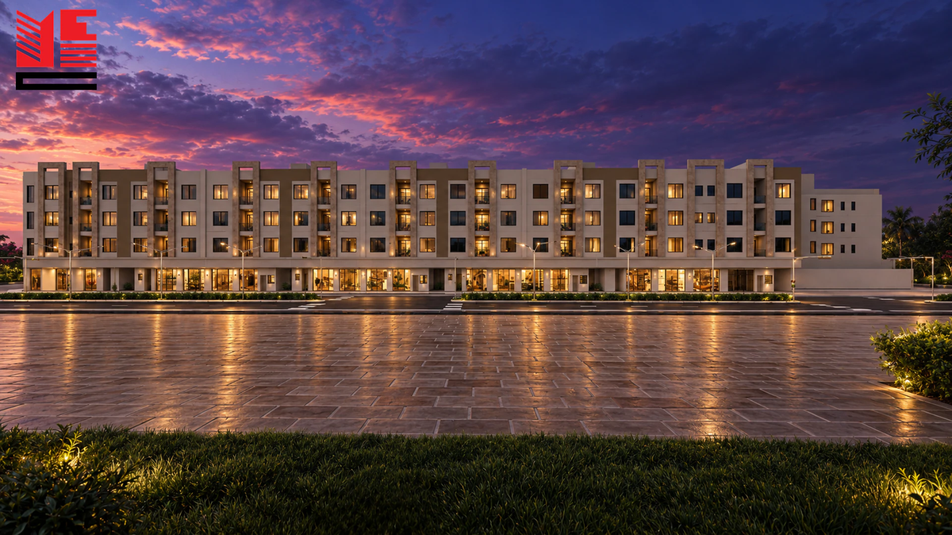 Low-Rise Commercial Development &mdash; project view 1