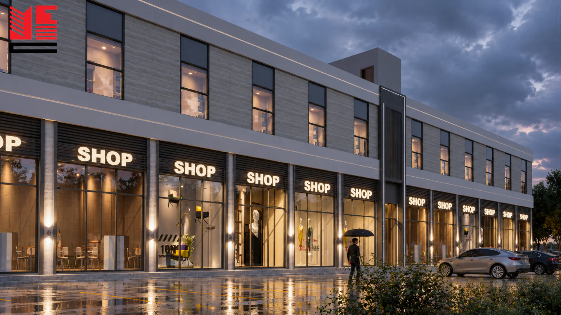 Two-Storey Commercial Development — project view 2