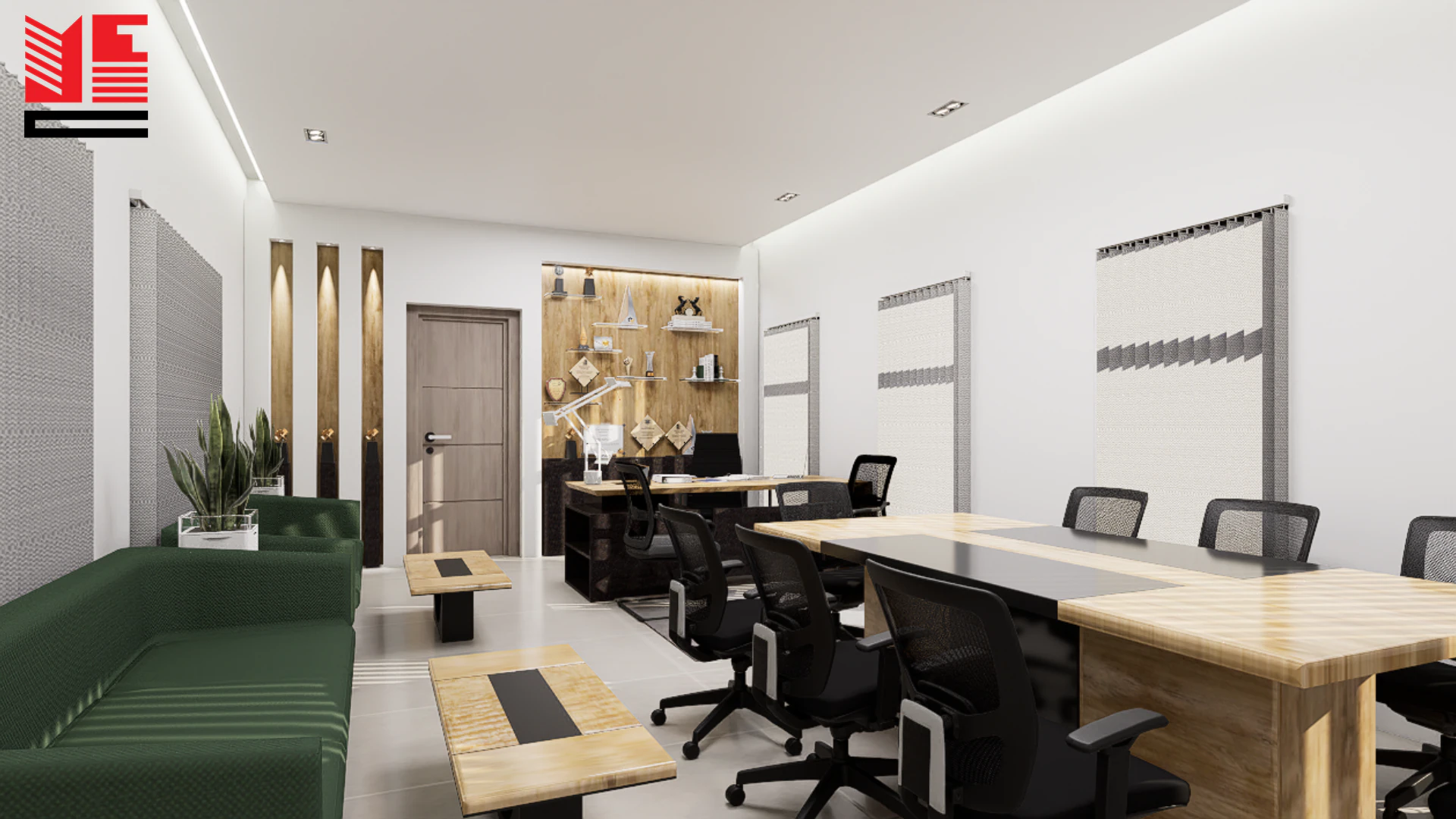 Administration Office Interiors &mdash; project view 1