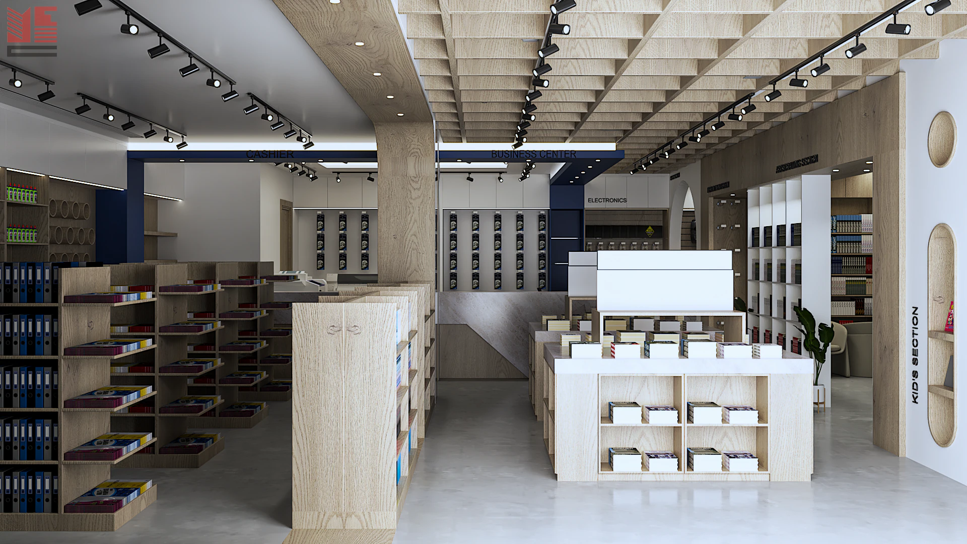 Book & Stationery Shop Interiors — project view 15