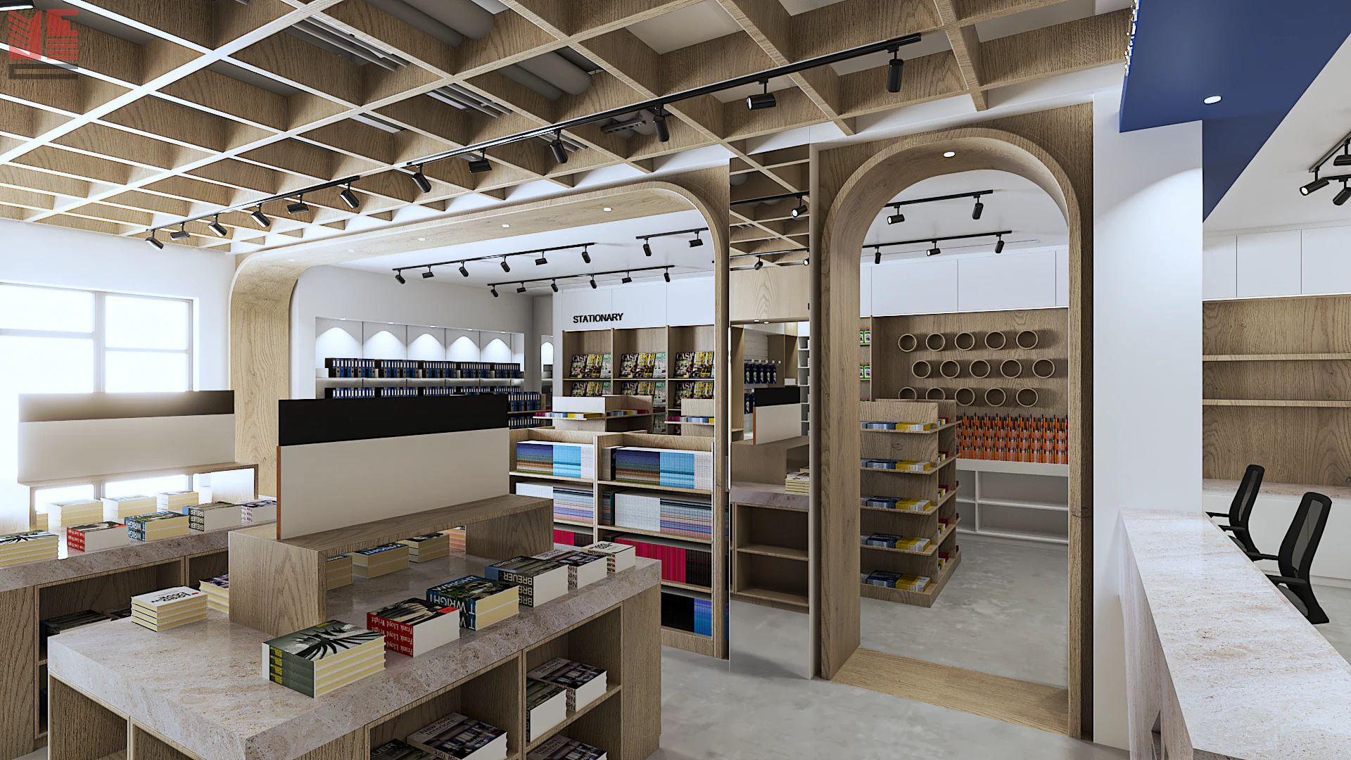 Book & Stationery Shop Interiors — project view 18