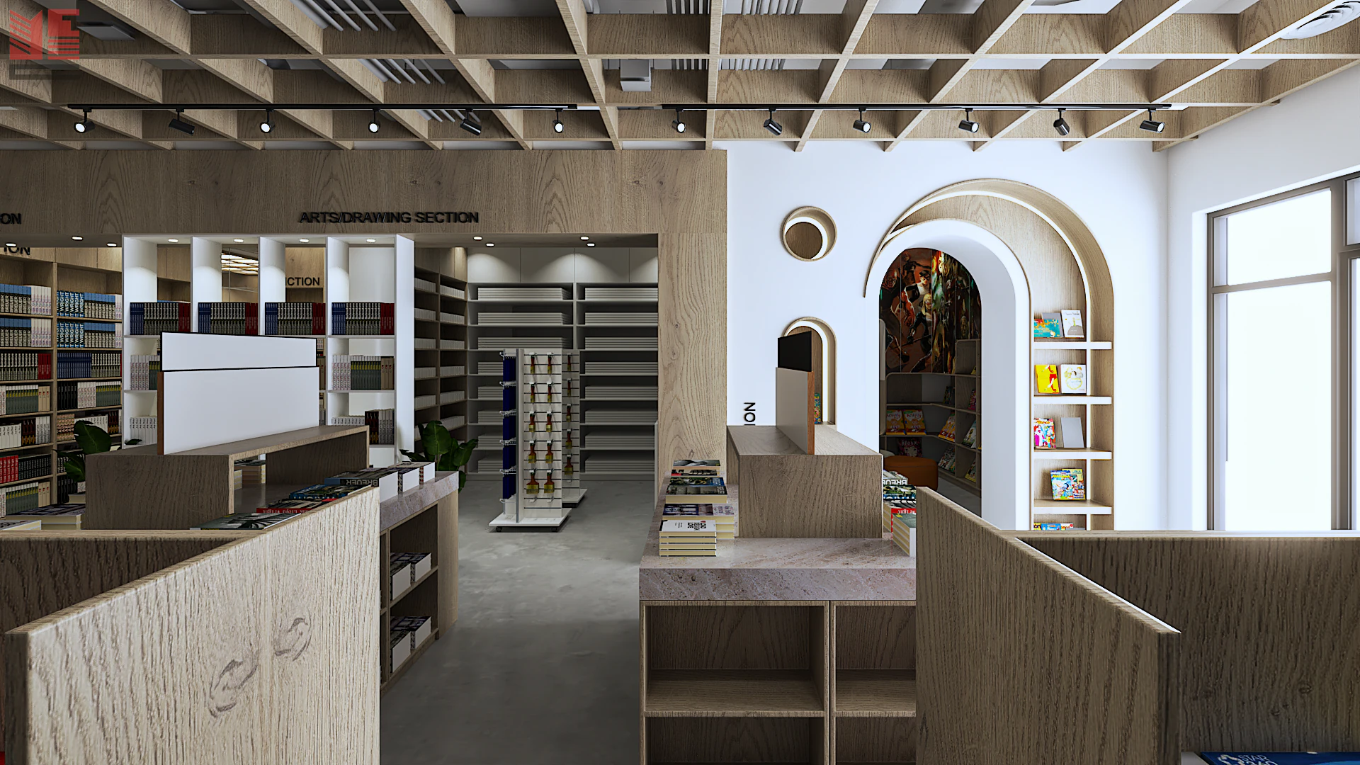 Book & Stationery Shop Interiors — project view 19