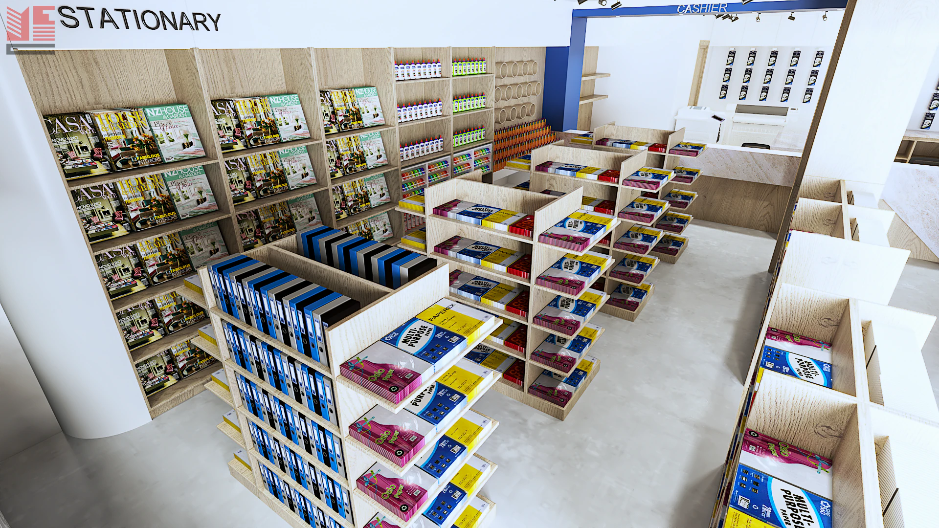 Book & Stationery Shop Interiors — project view 20