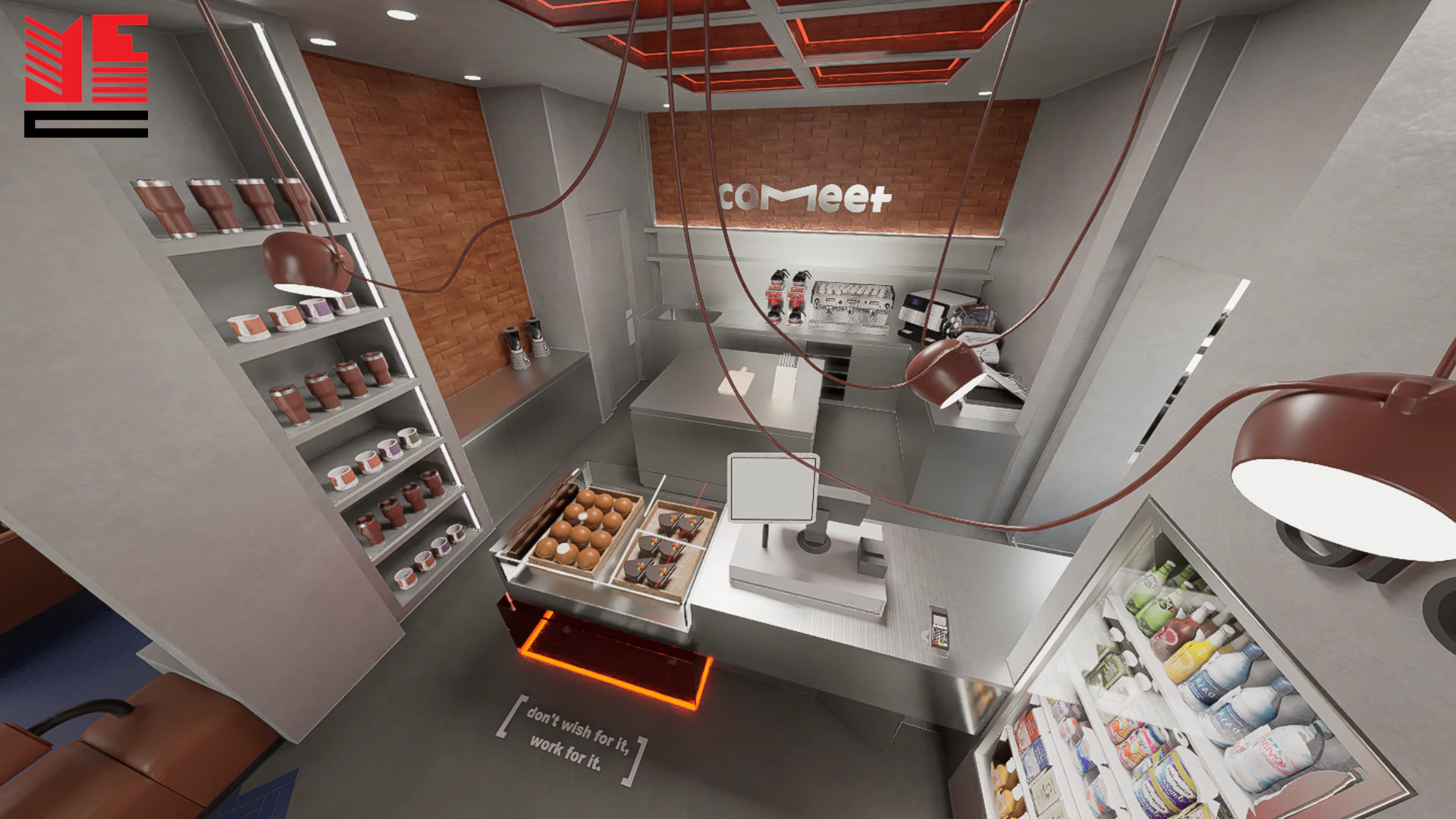 Café & Meeting Space Interiors — project view 17