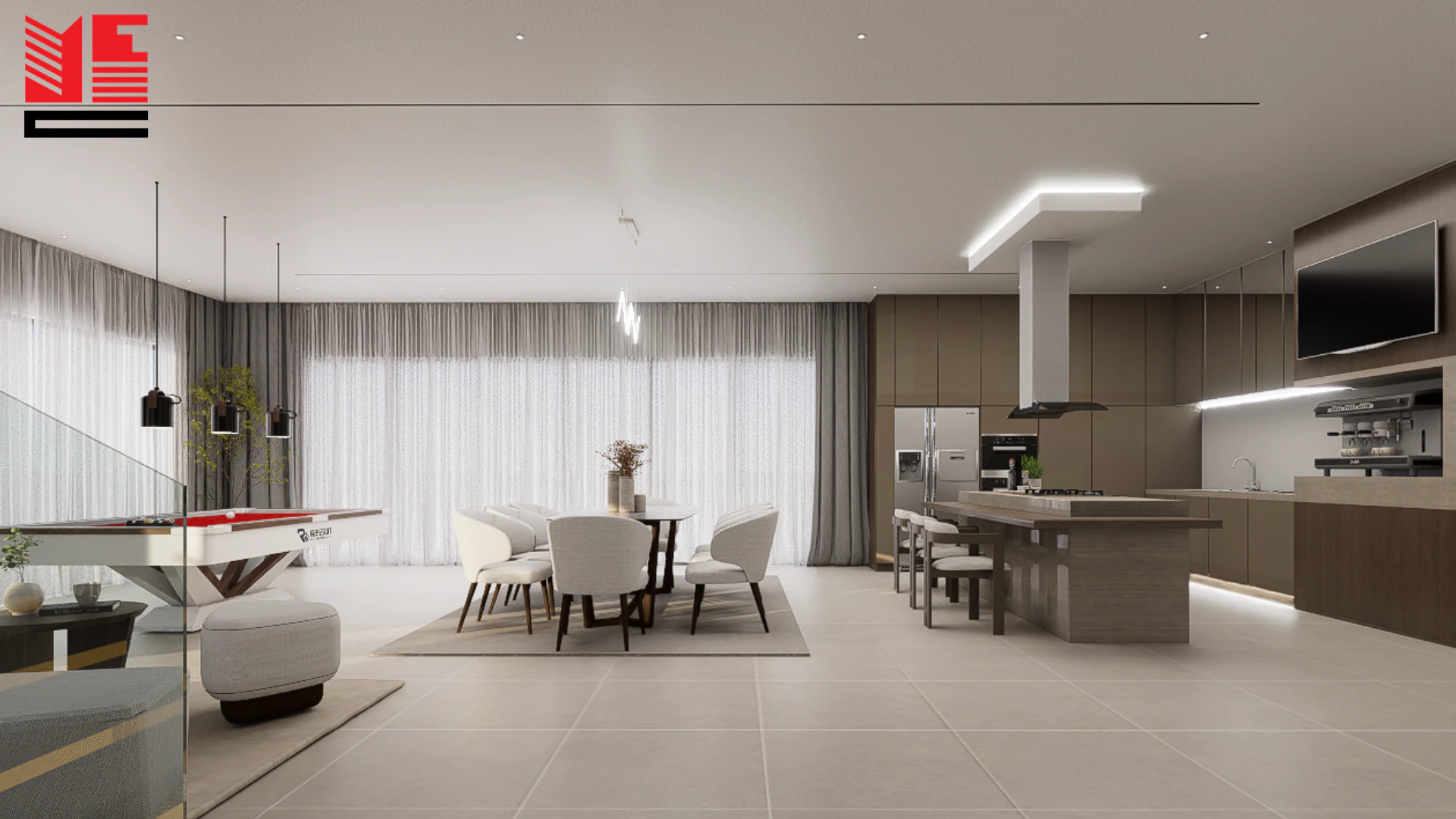 Contemporary Residence Interiors — project view 11