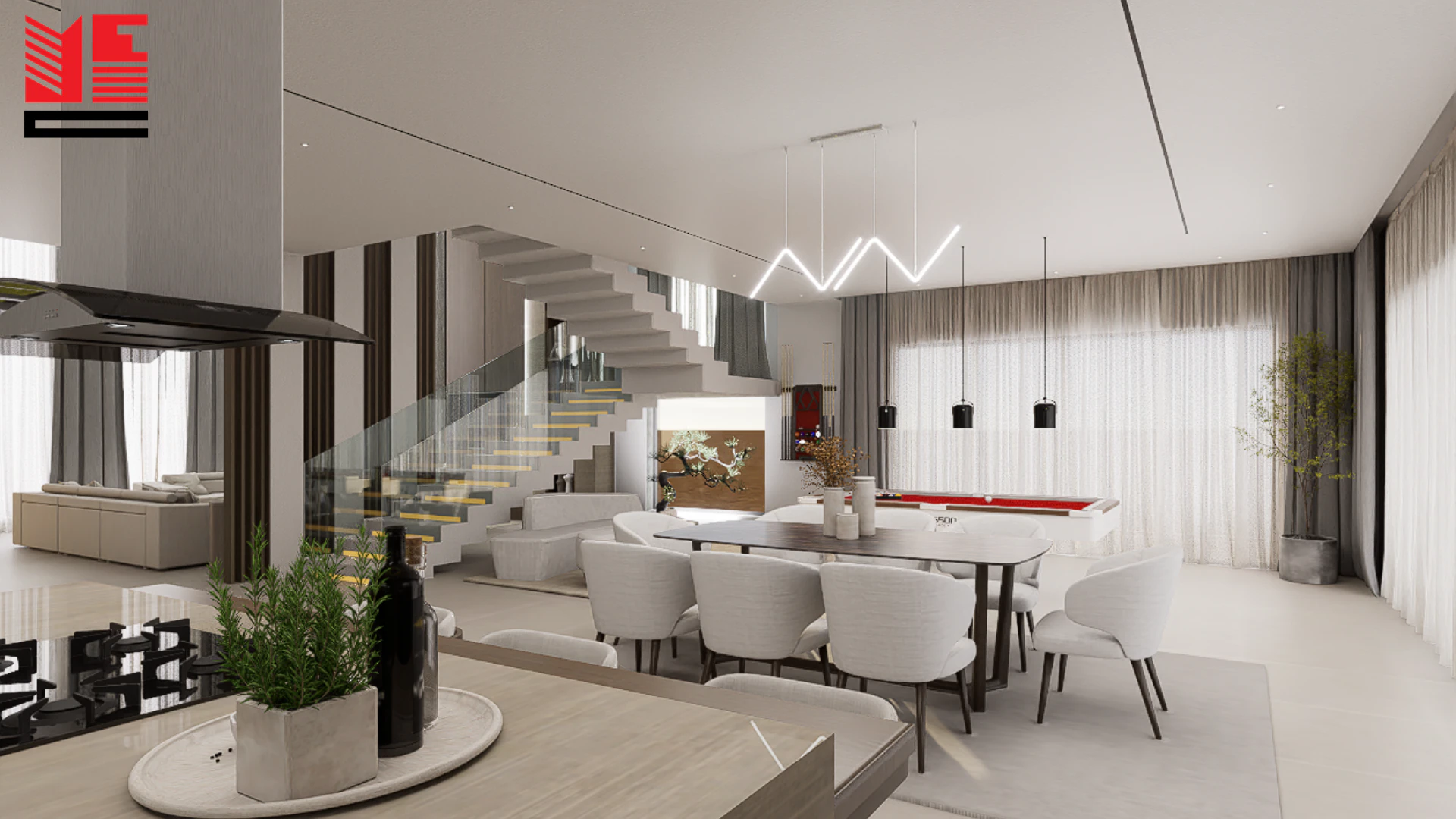 Contemporary Residence Interiors — project view 9