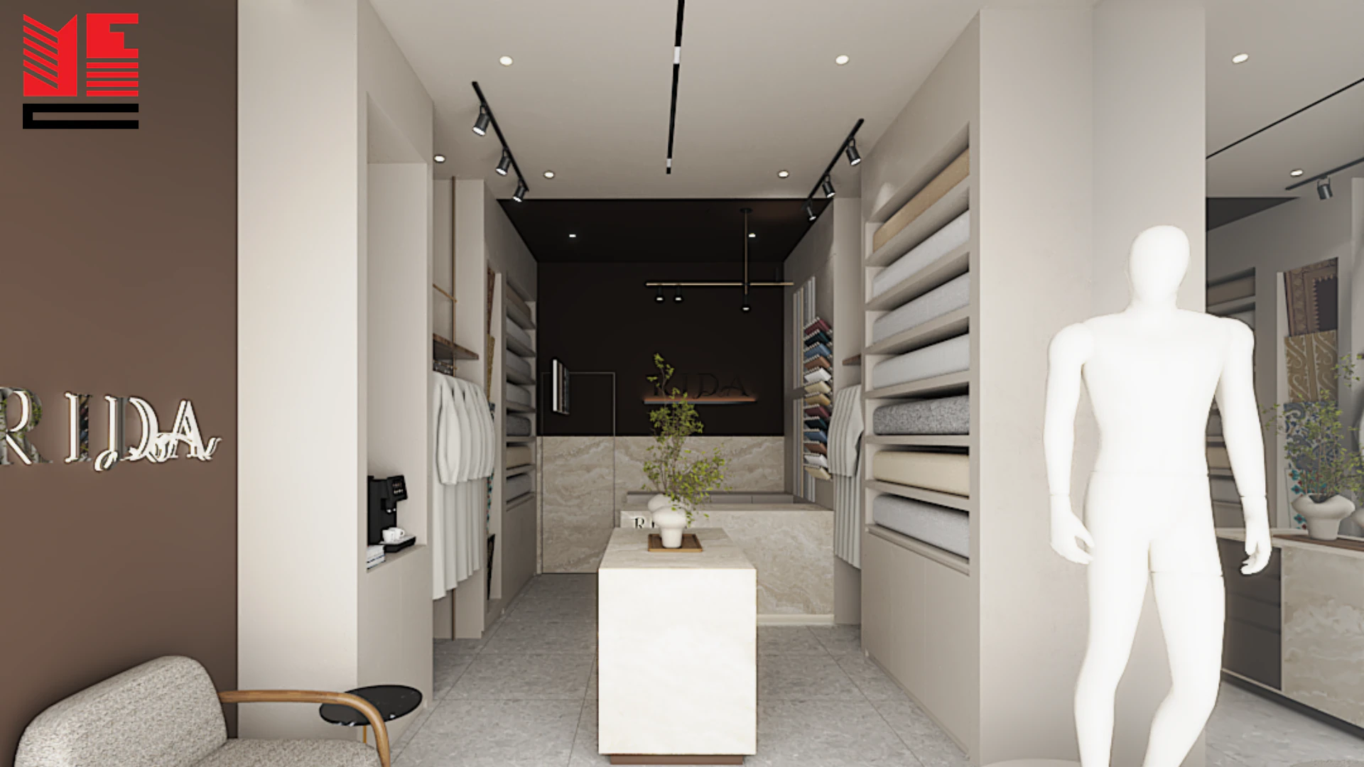 Fashion Boutique Interiors &mdash; project view 1