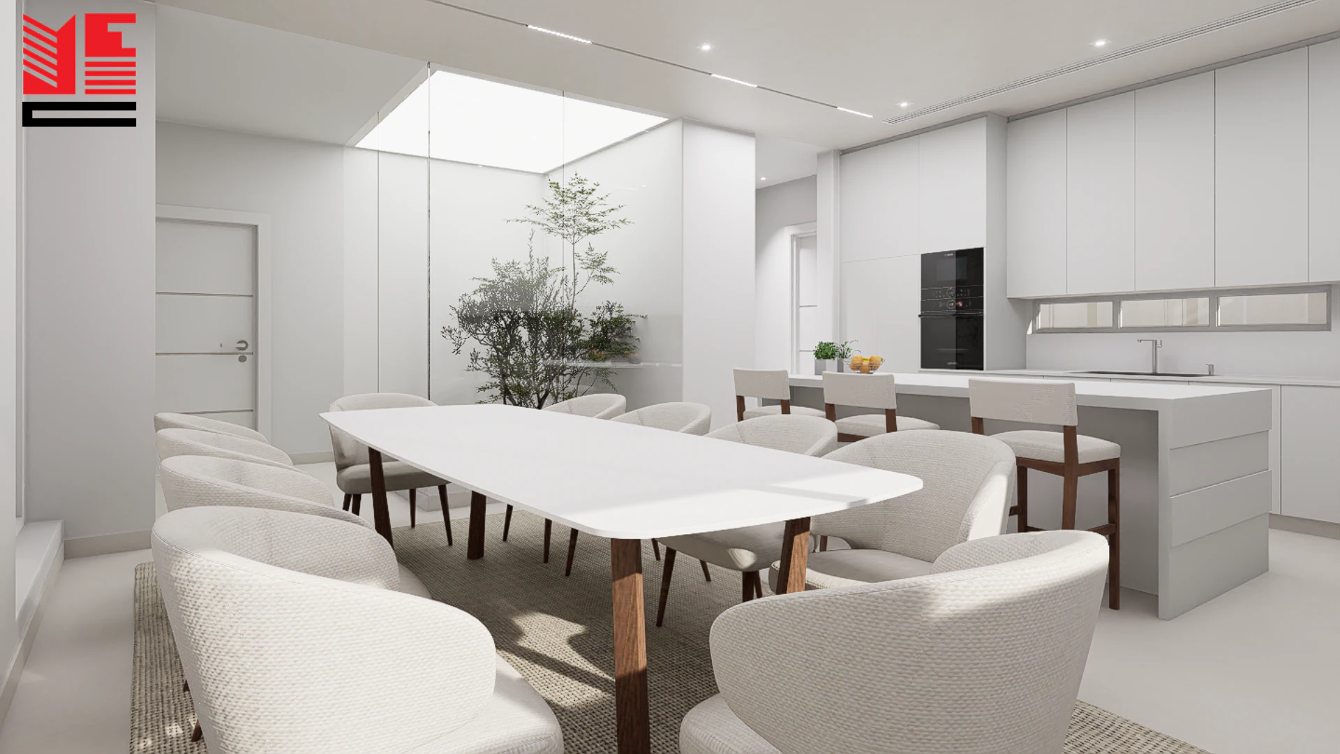 Residence Interiors in Light Tones — project view 3