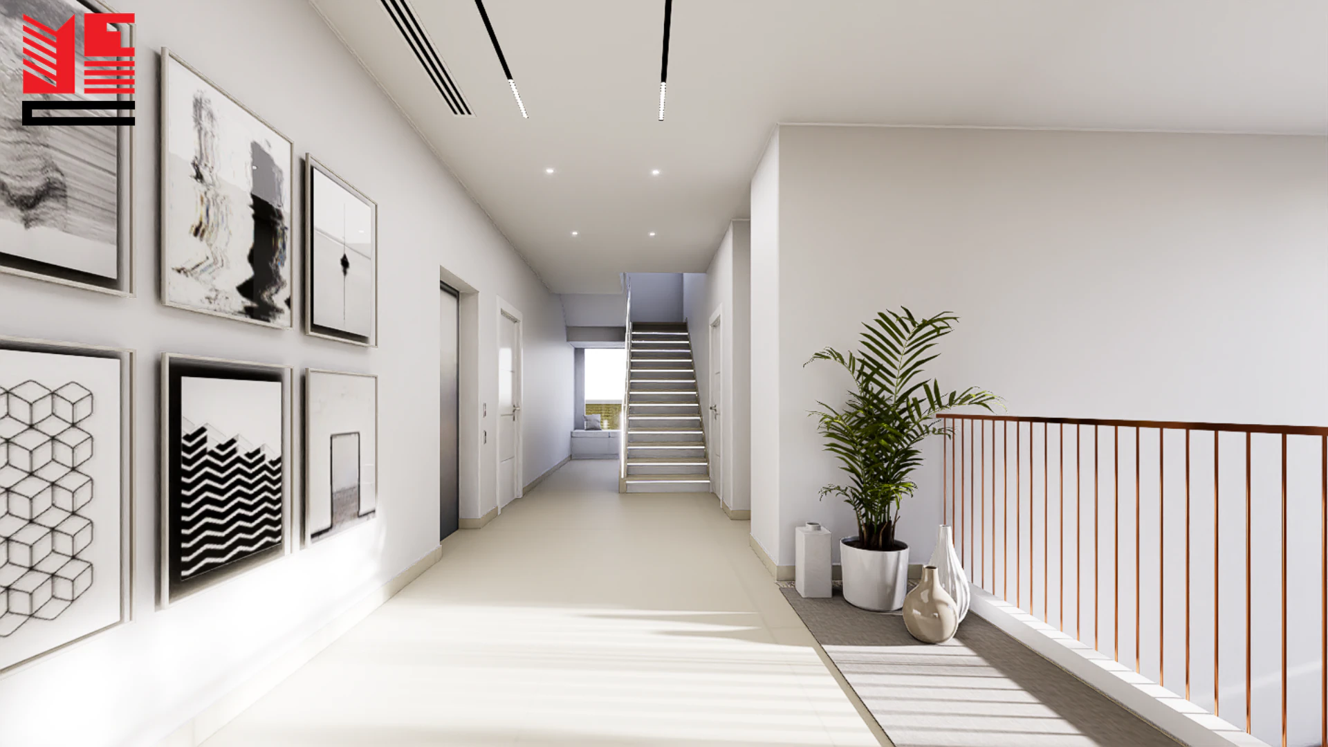 Residence Interiors in Light Tones — project view 8