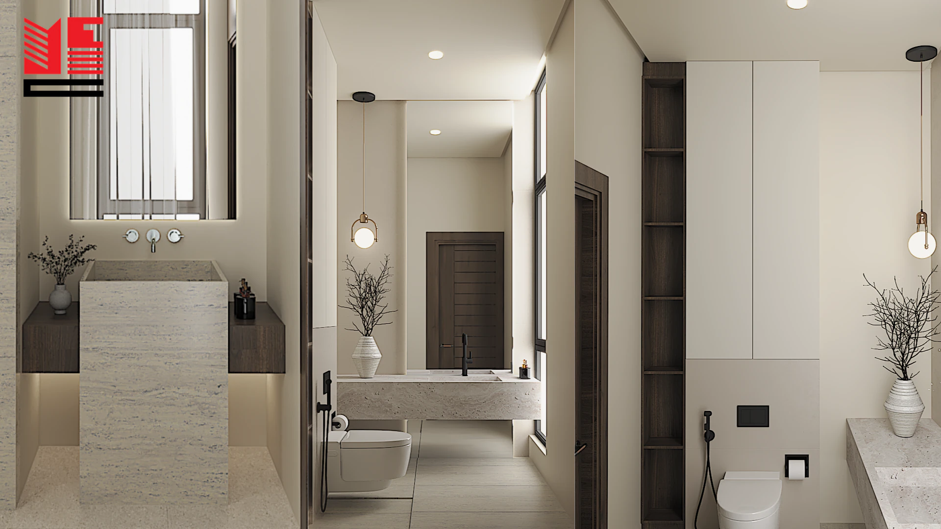 Residence Interiors in Warm Neutral Tones — project view 32