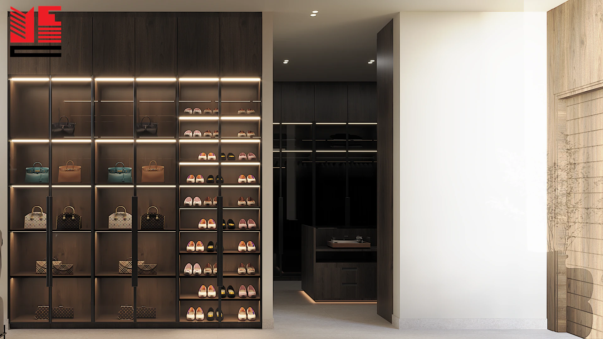 Residence Interiors in Warm Neutral Tones — project view 14