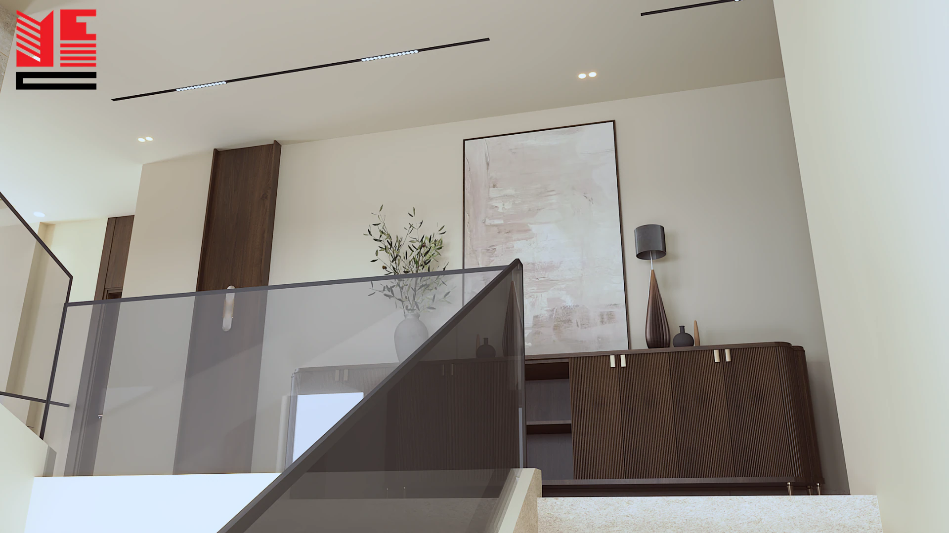 Residence Interiors in Warm Neutral Tones — project view 10
