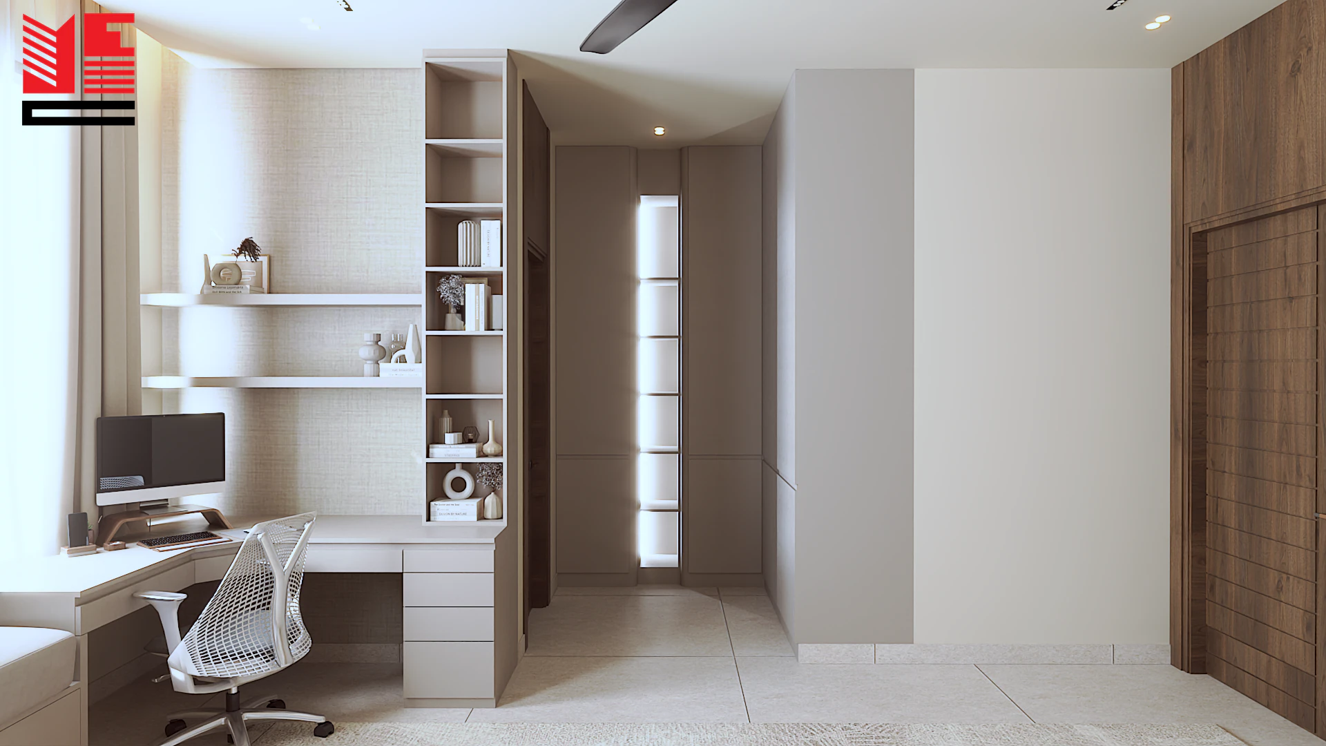 Residence Interiors in Warm Neutral Tones — project view 6