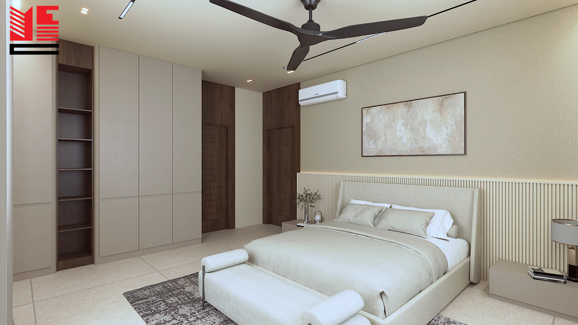 Residence Interiors in Warm Neutral Tones — project view 2