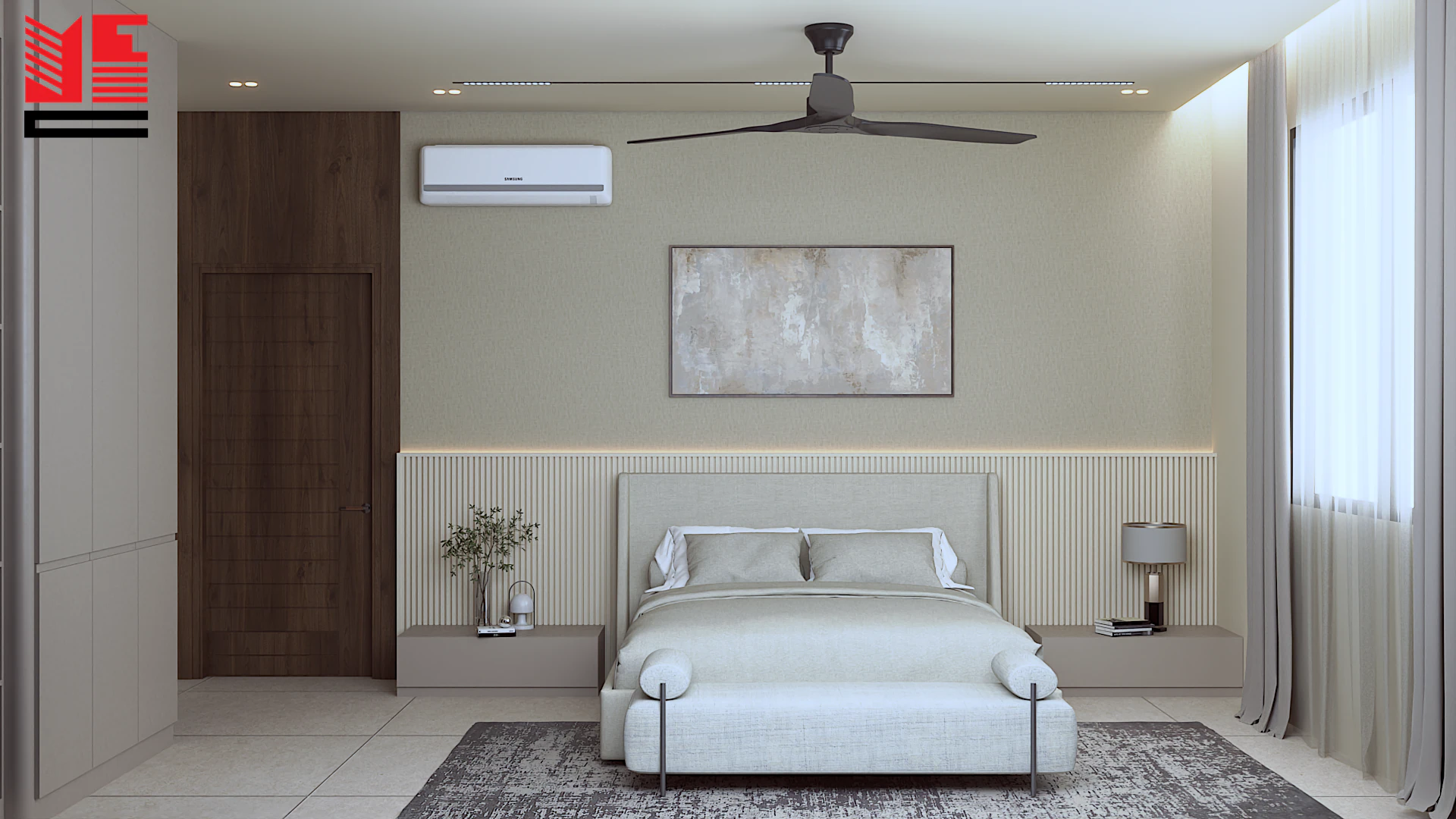 Residence Interiors in Warm Neutral Tones — project view 1