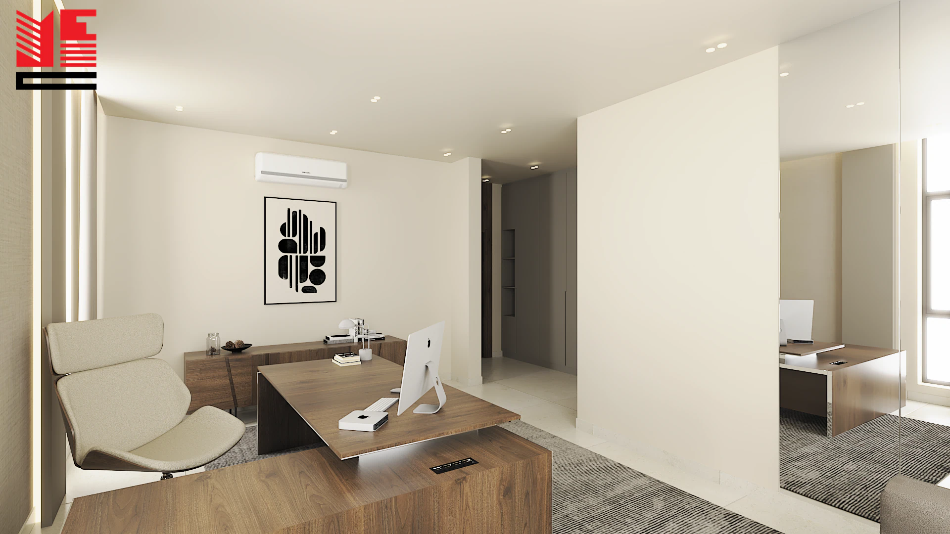 Residence Interiors in Warm Neutral Tones — project view 44