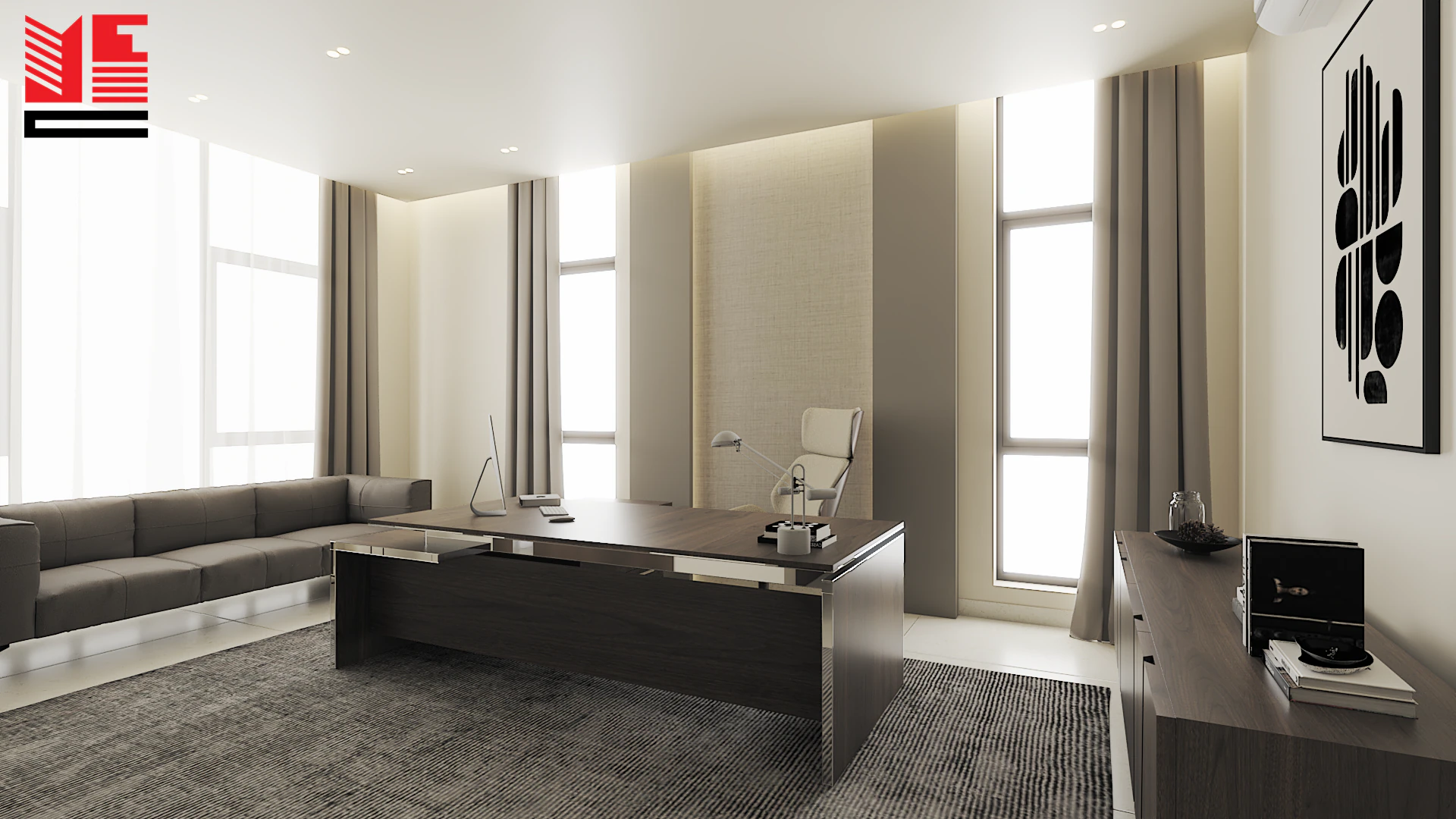 Residence Interiors in Warm Neutral Tones — project view 43