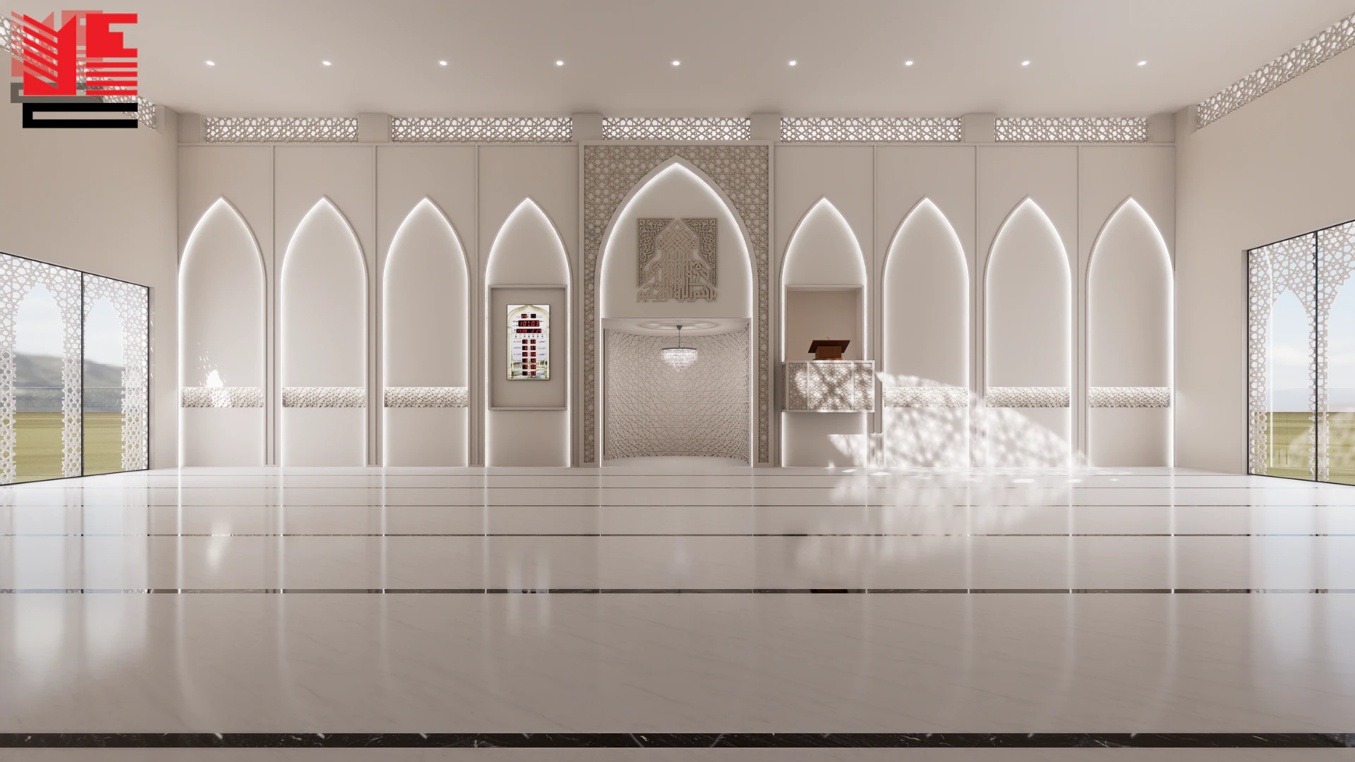 Mosque Architecture & Interiors — project view 1
