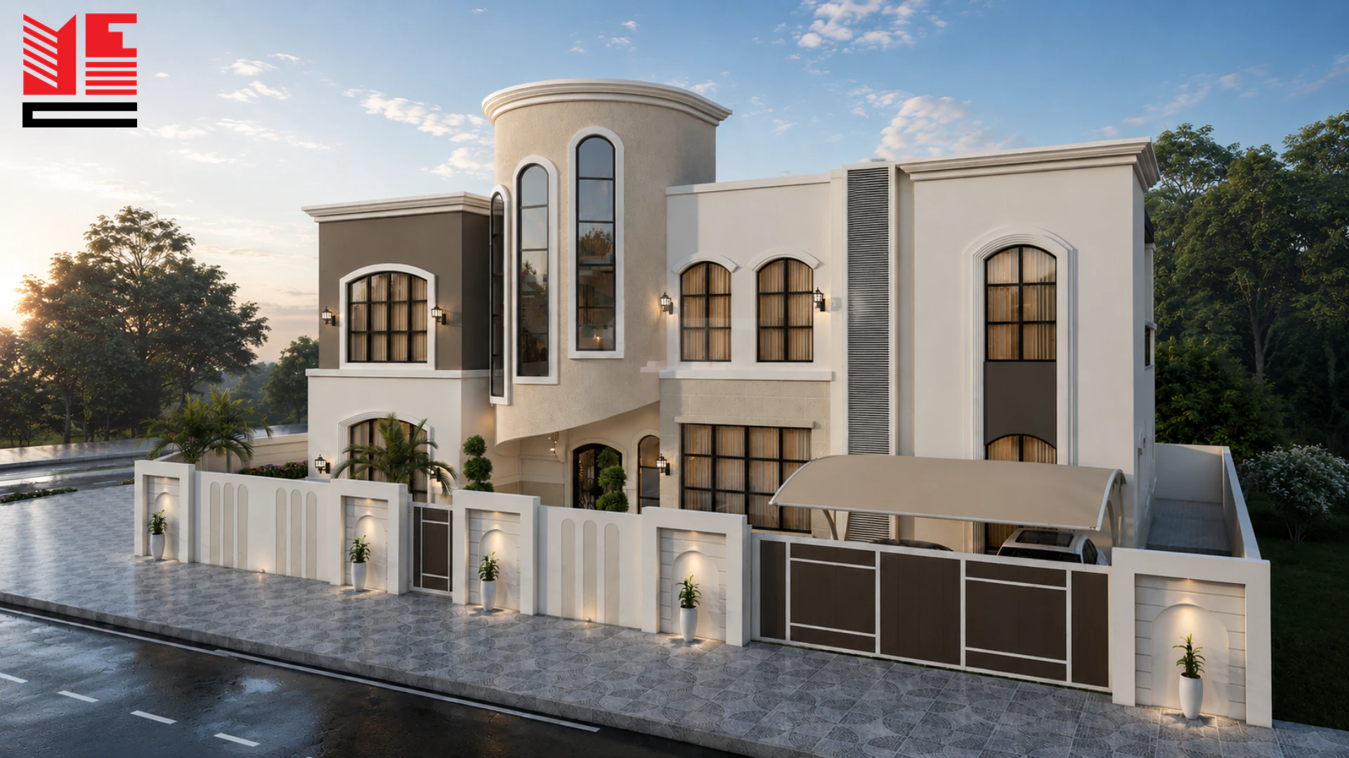 Classical Villa in Mabelah South &mdash; project view 1