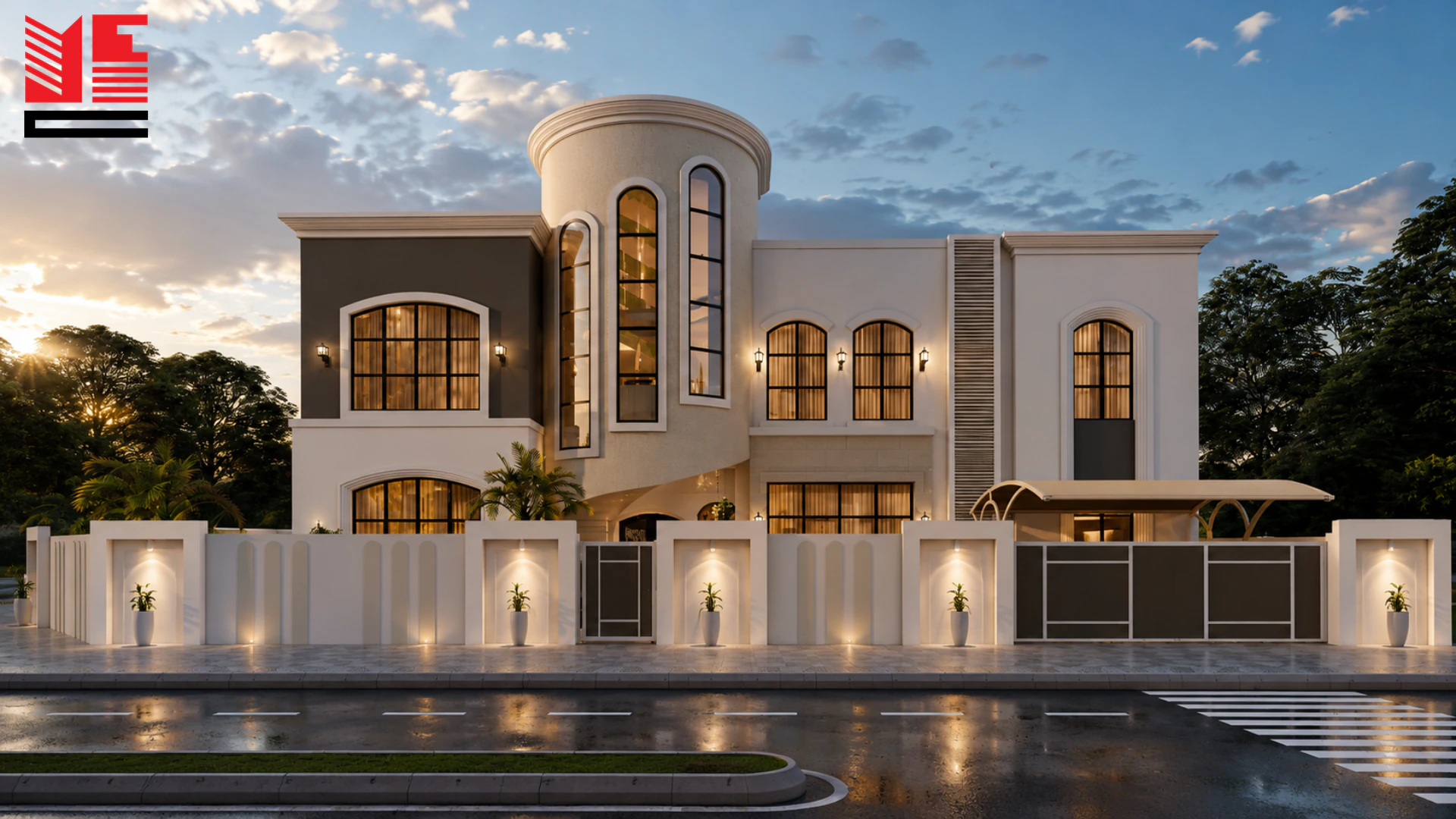 Classical Villa in Mabelah South — project view 2