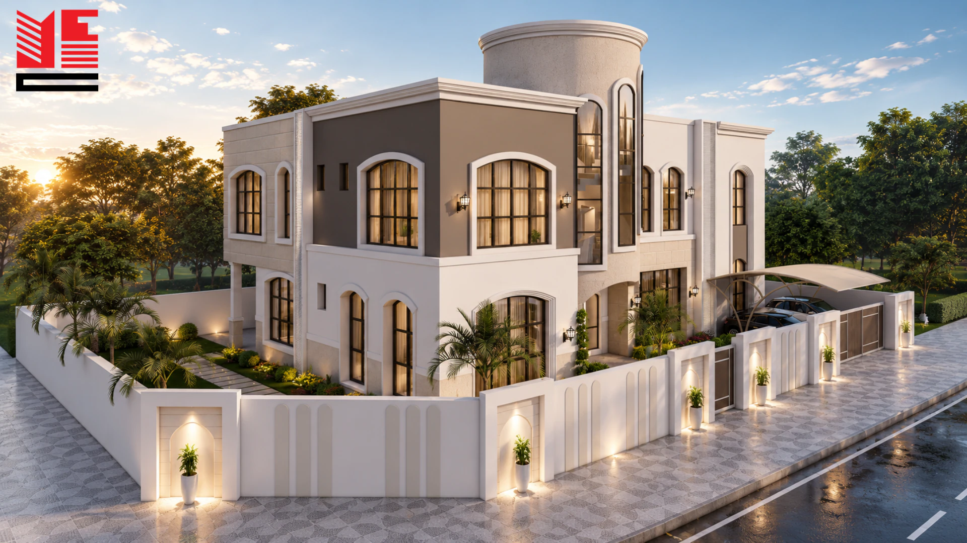 Classical Villa in Mabelah South — project view 3