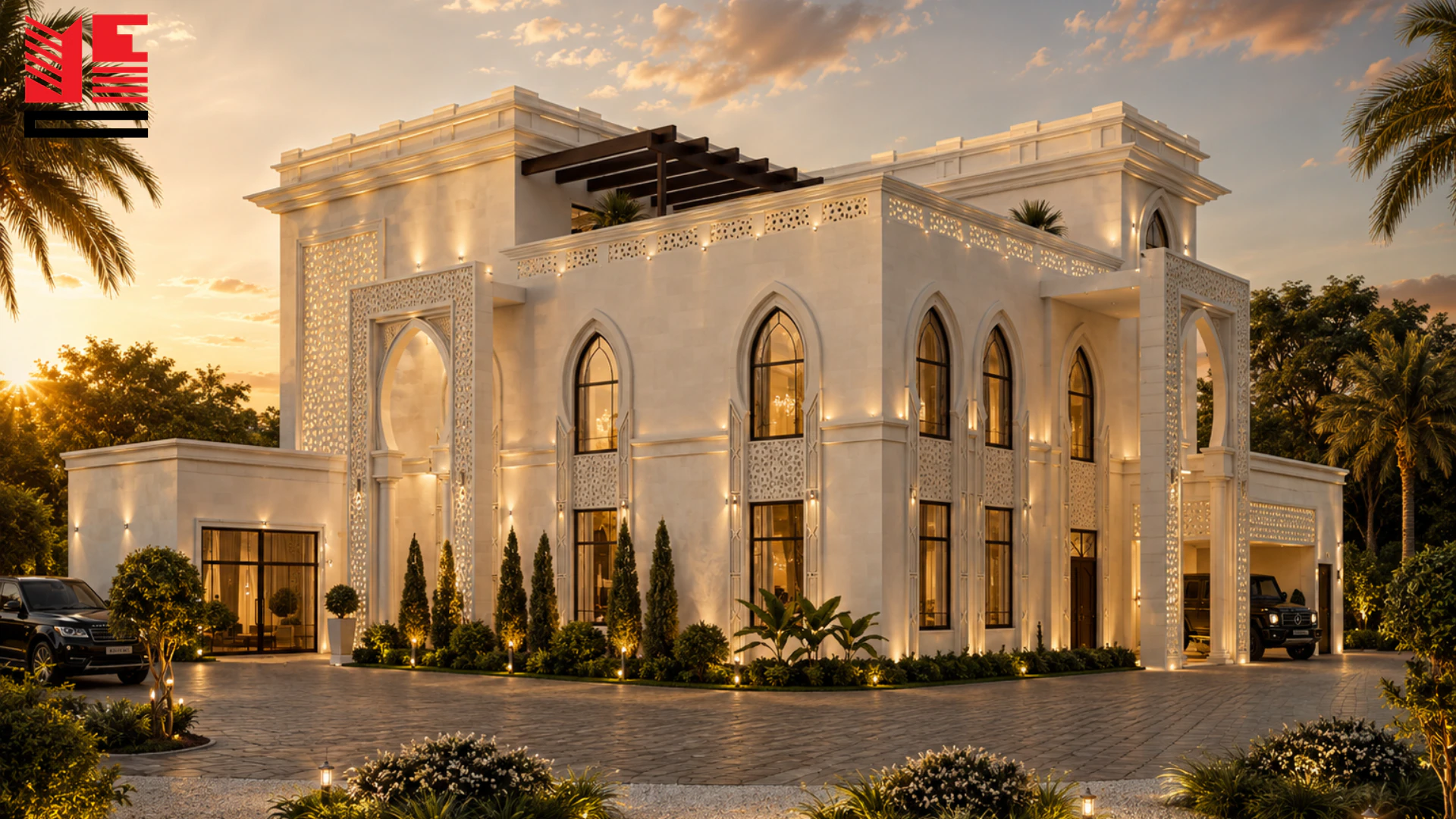 Classical Villa with an Arched Balcony — project view 2