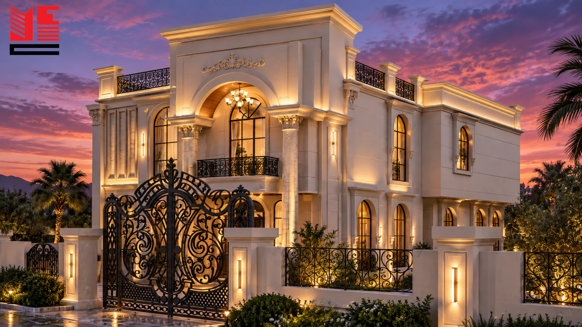 Classical Villa with an Arched Entrance &mdash; project view 1