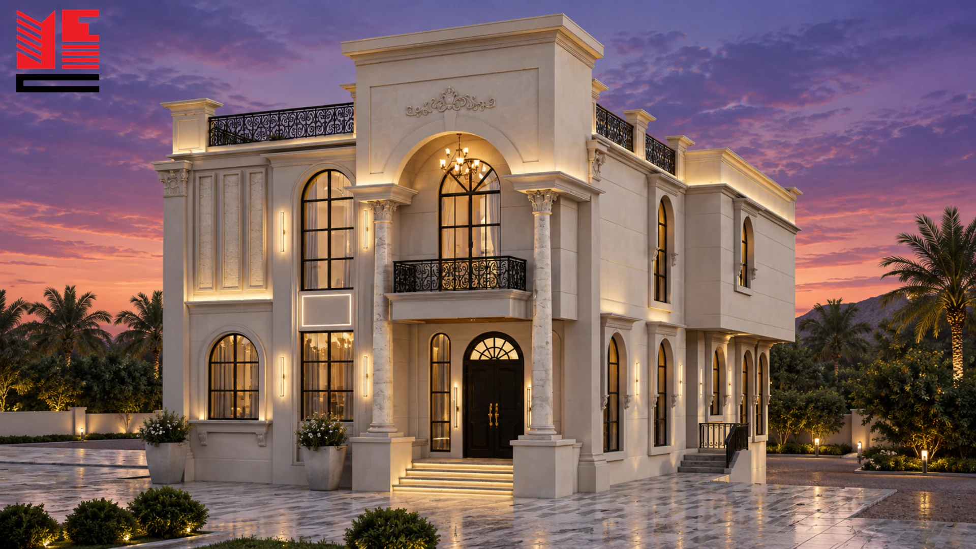 Classical Villa with an Arched Entrance — project view 2