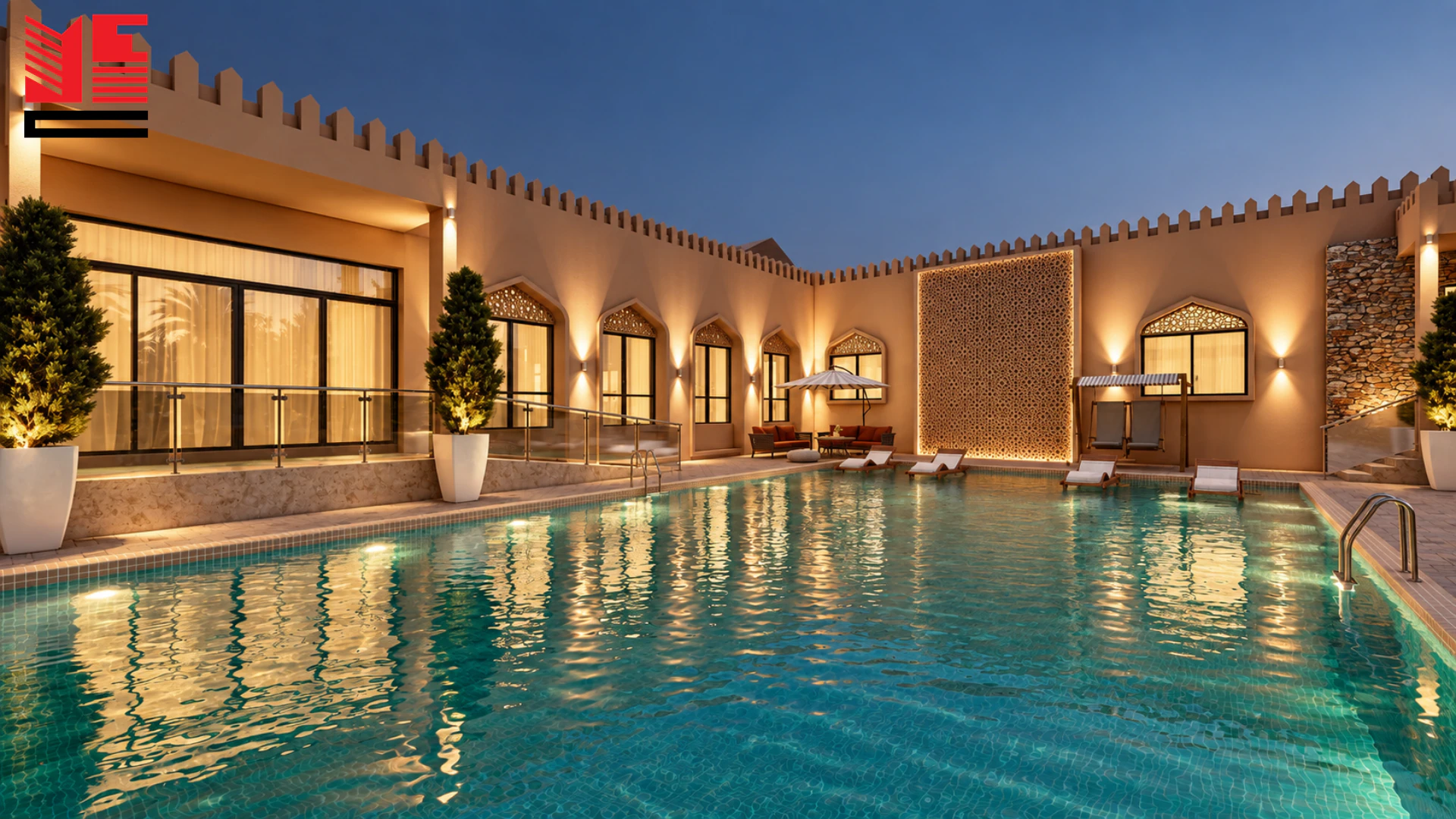 Farmhouse & Pool in Barka &mdash; project view 1