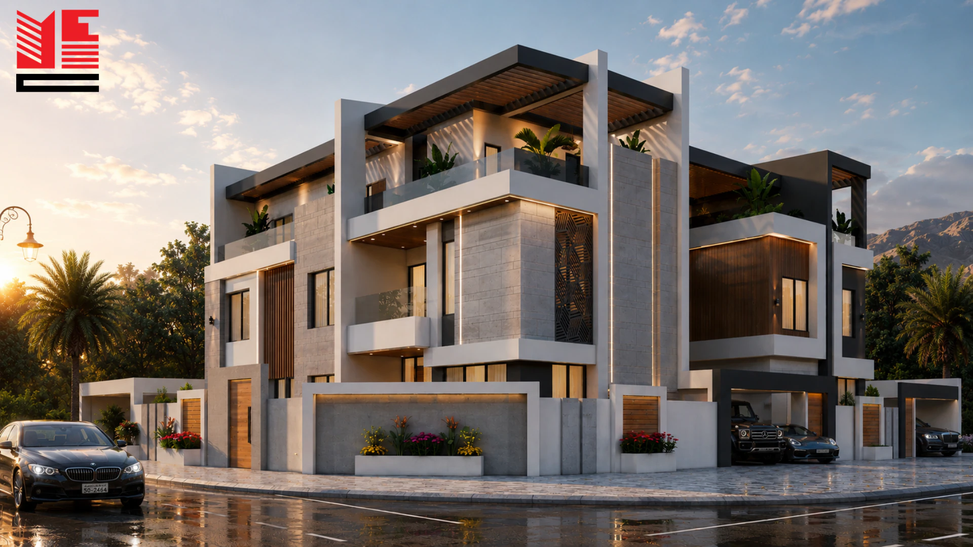 Modern Villa in Azaiba &mdash; project view 1