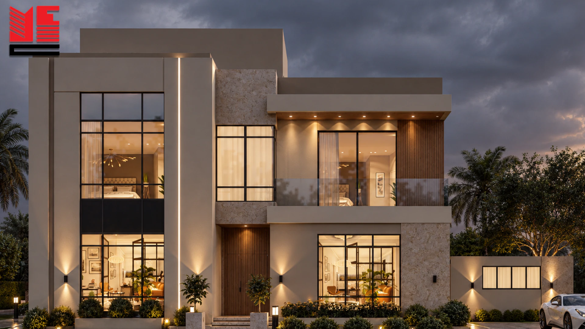 Modern Villa with Full-Height Glazing — project view 2