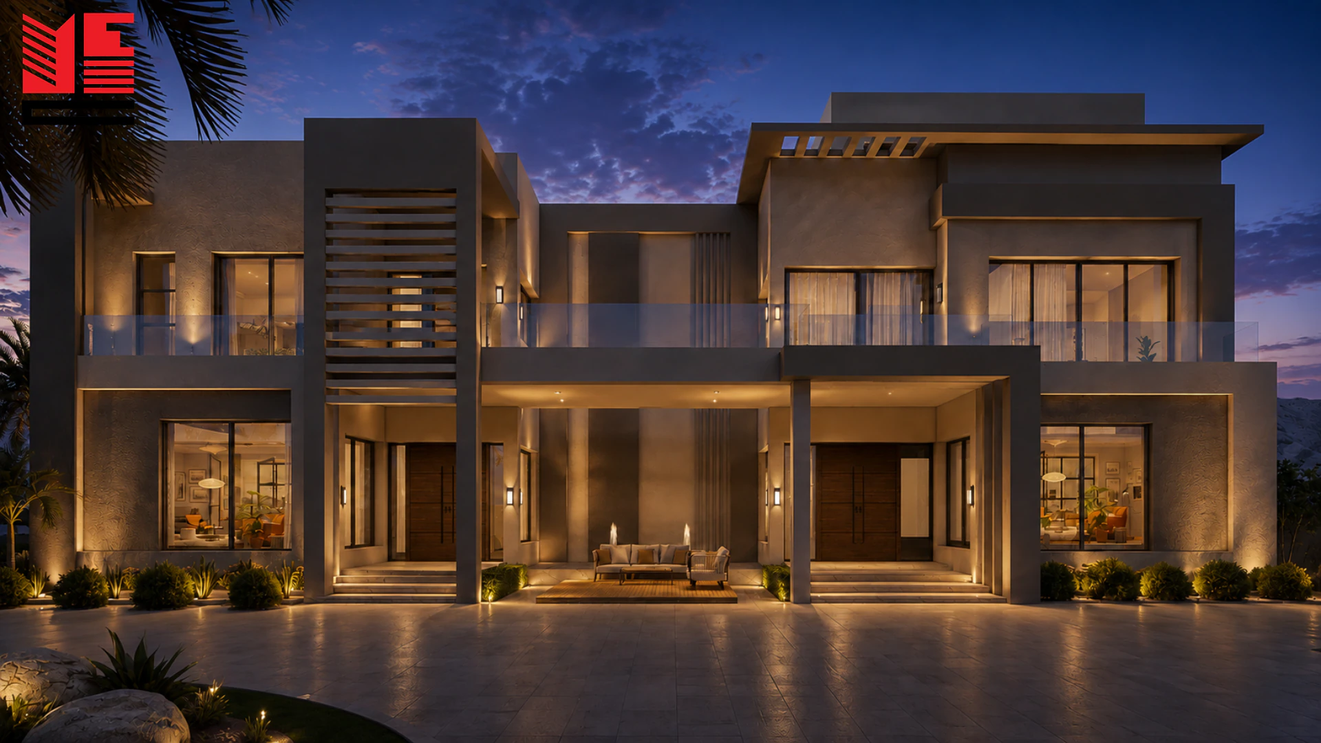 Modern Villa with Garden Terraces — project view 5
