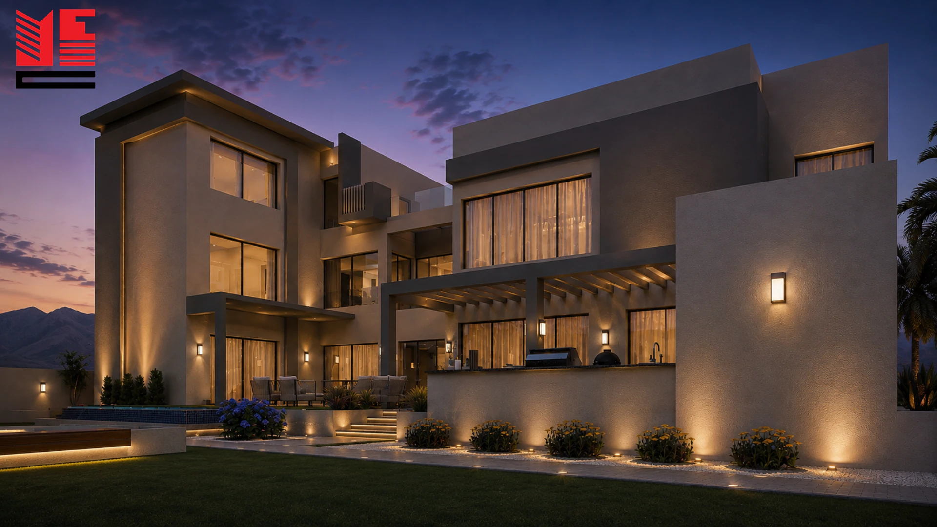 Modern Villa with Garden Terraces — project view 4