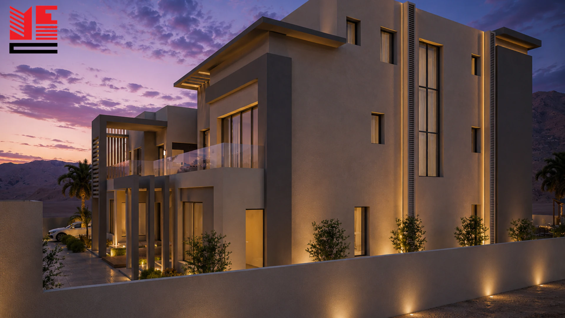 Modern Villa with Garden Terraces — project view 3