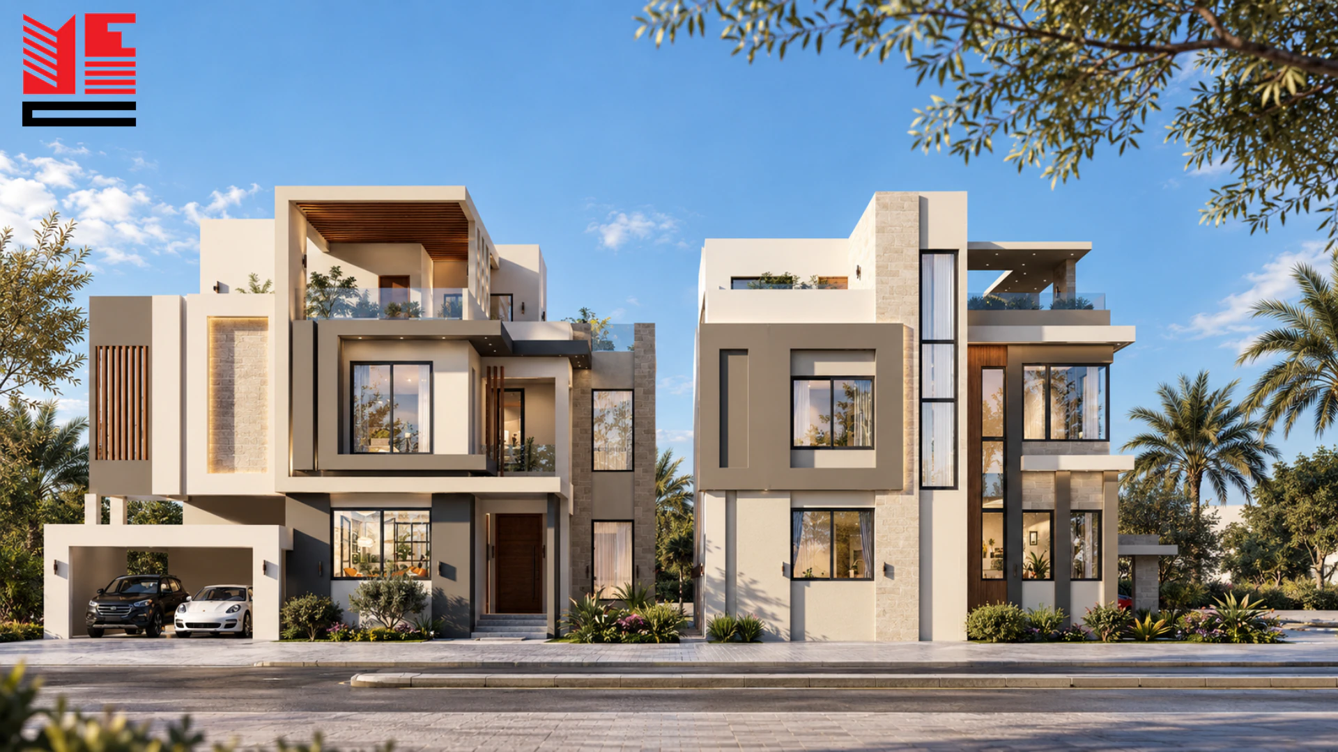 Modern Villa with Open Terraces &mdash; project view 1