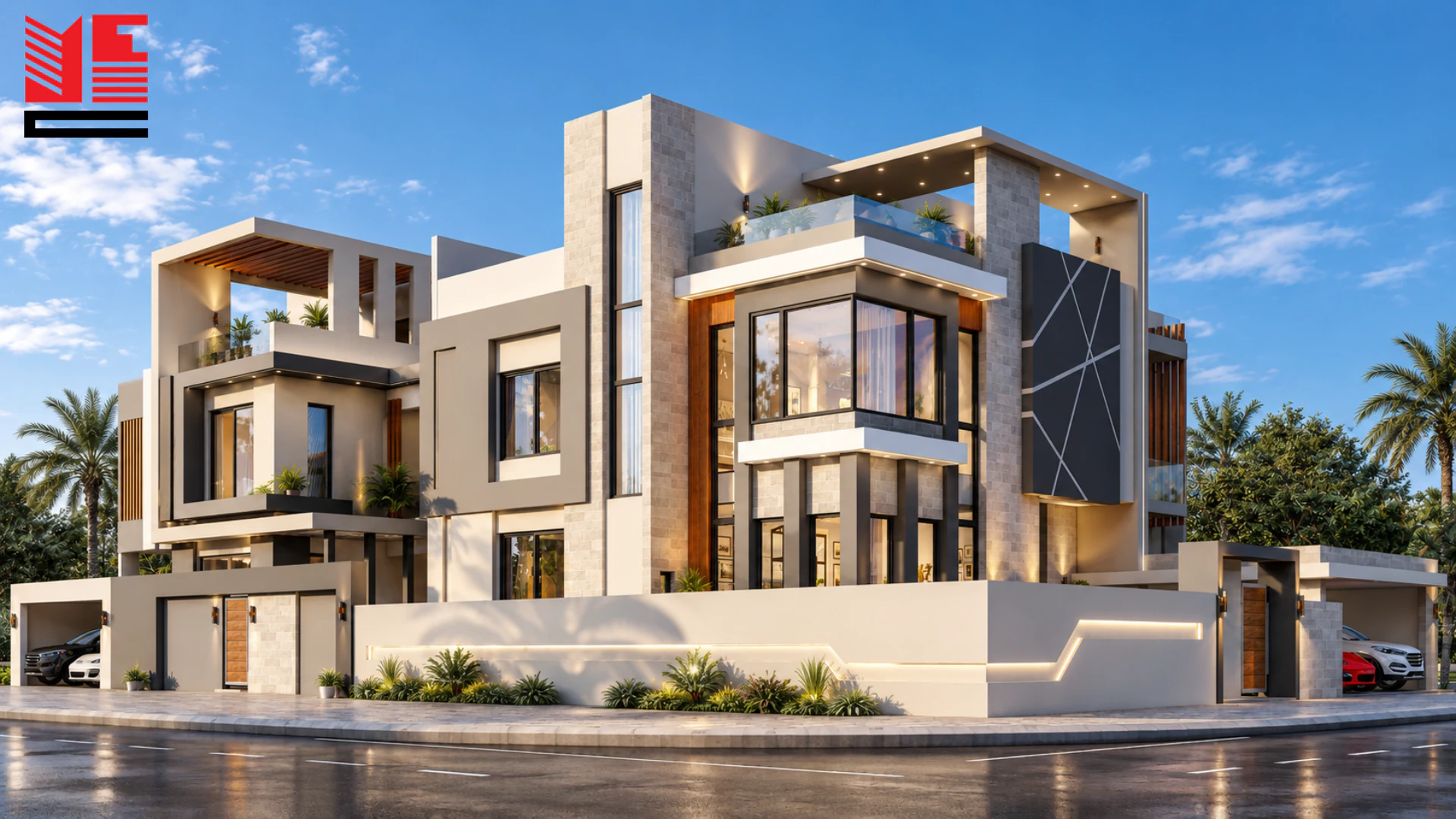 Modern Villa with Open Terraces — project view 2
