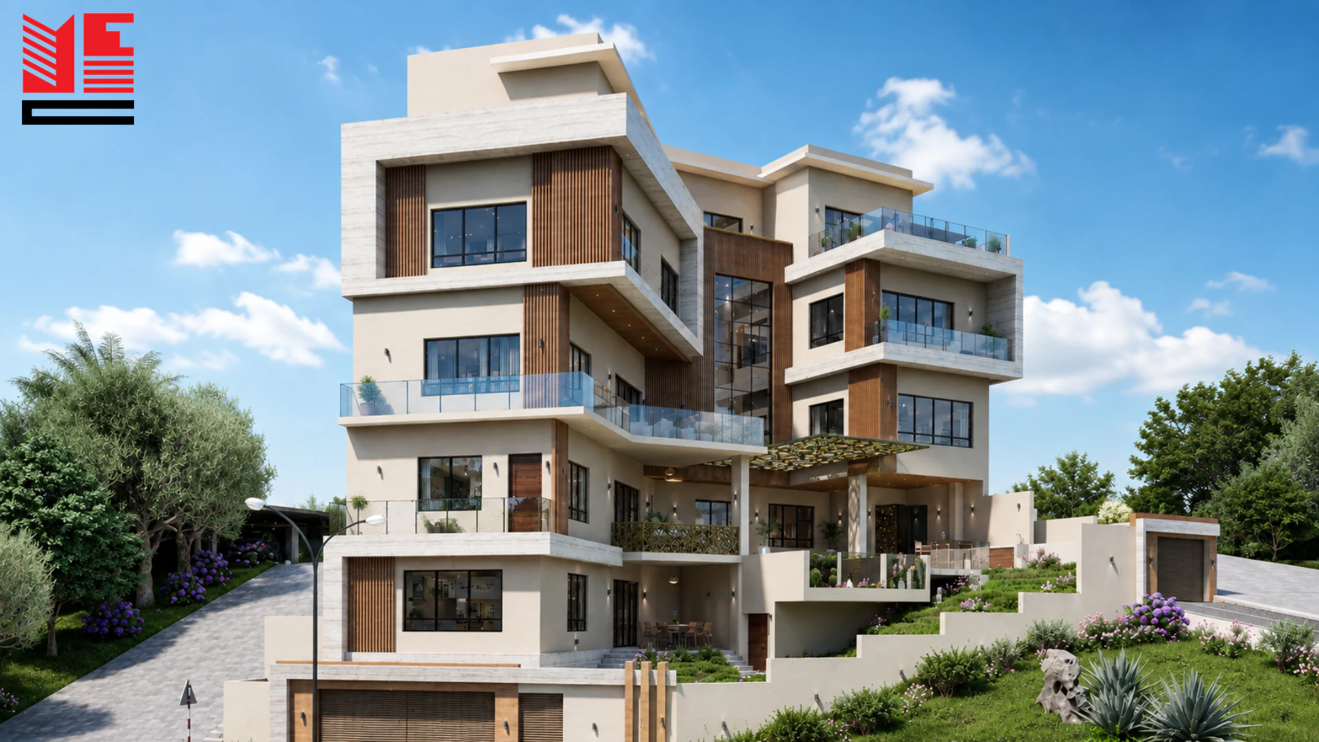 Multi-Storey Residential Building &mdash; project view 1