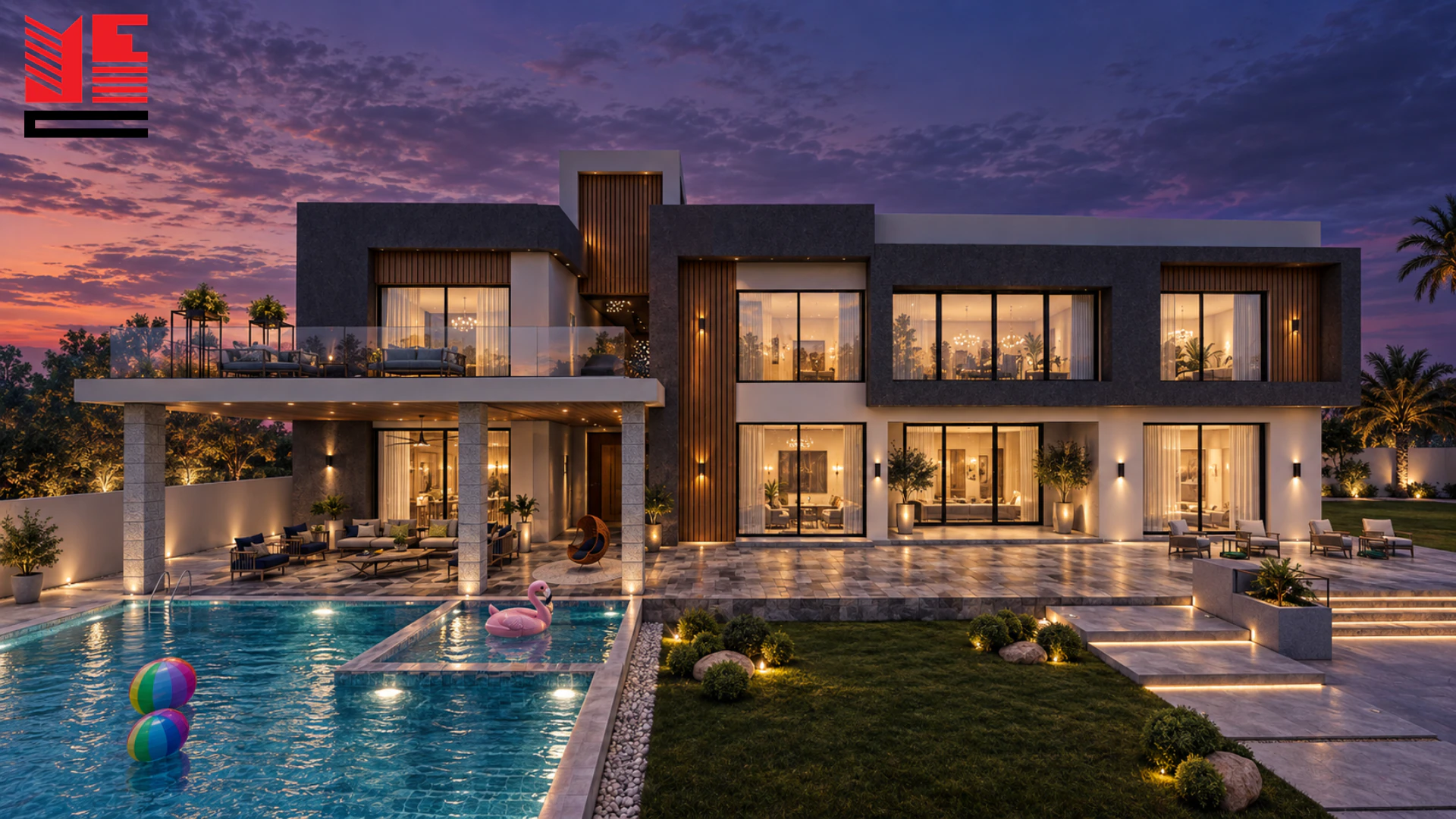 Rest House with a Pool — project view 2