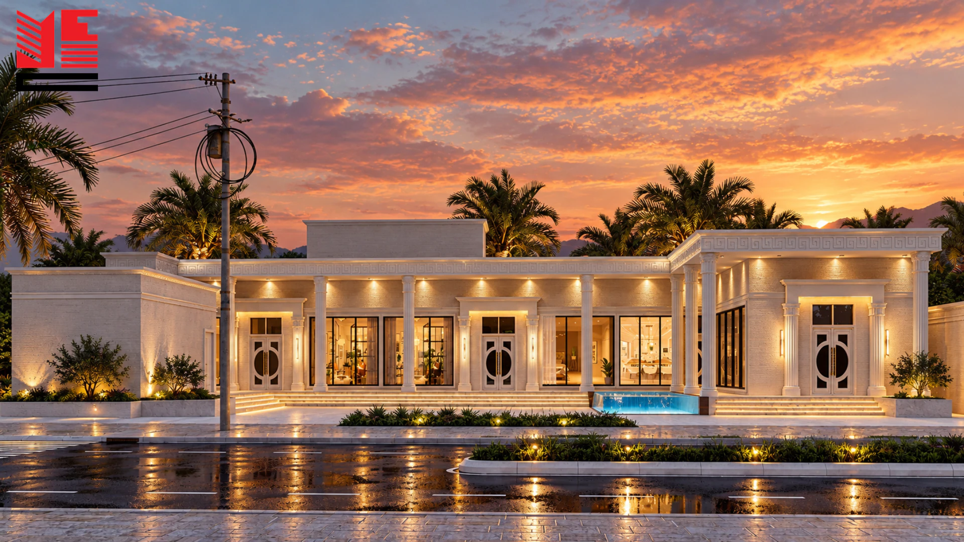 Single-Storey Classical Villa — project view 2