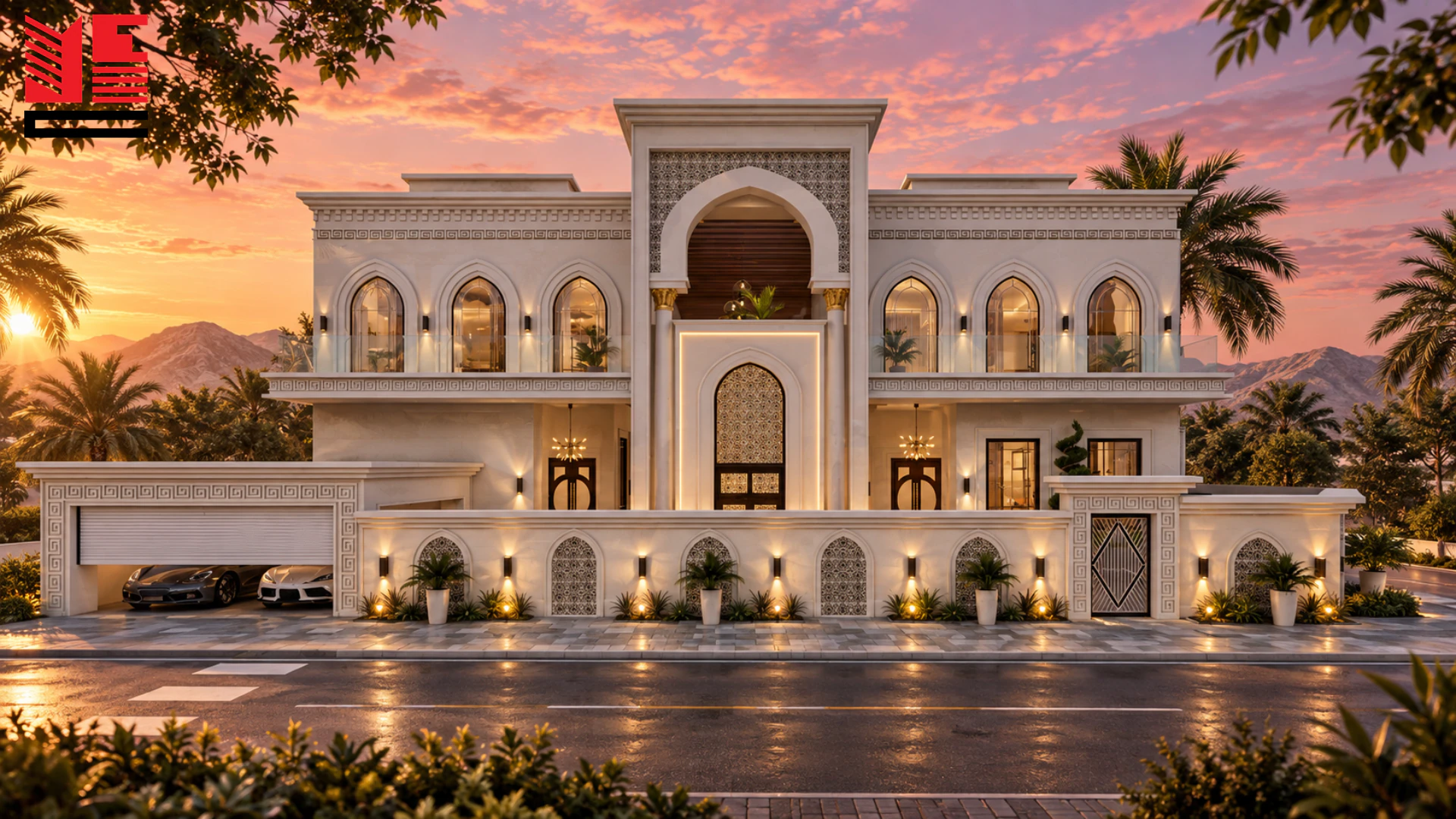 Traditional Villa with a Broad Balcony — project view 2